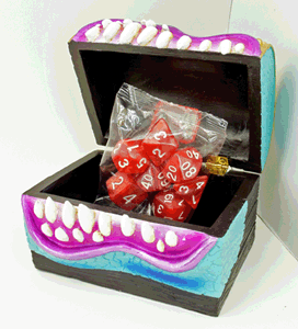 Monster Box with Gaming Dice Inside